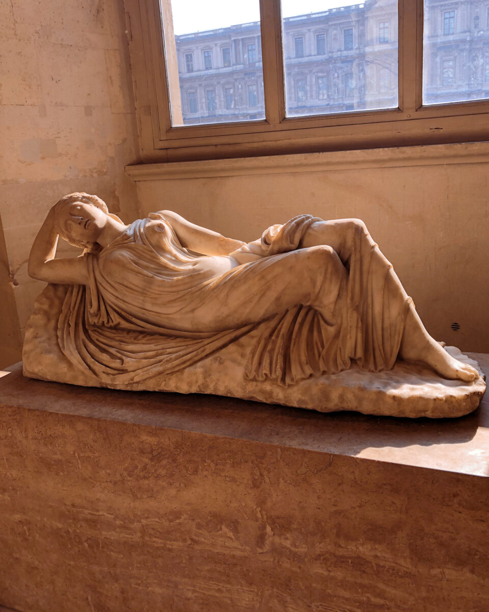 marble statue the Louvre