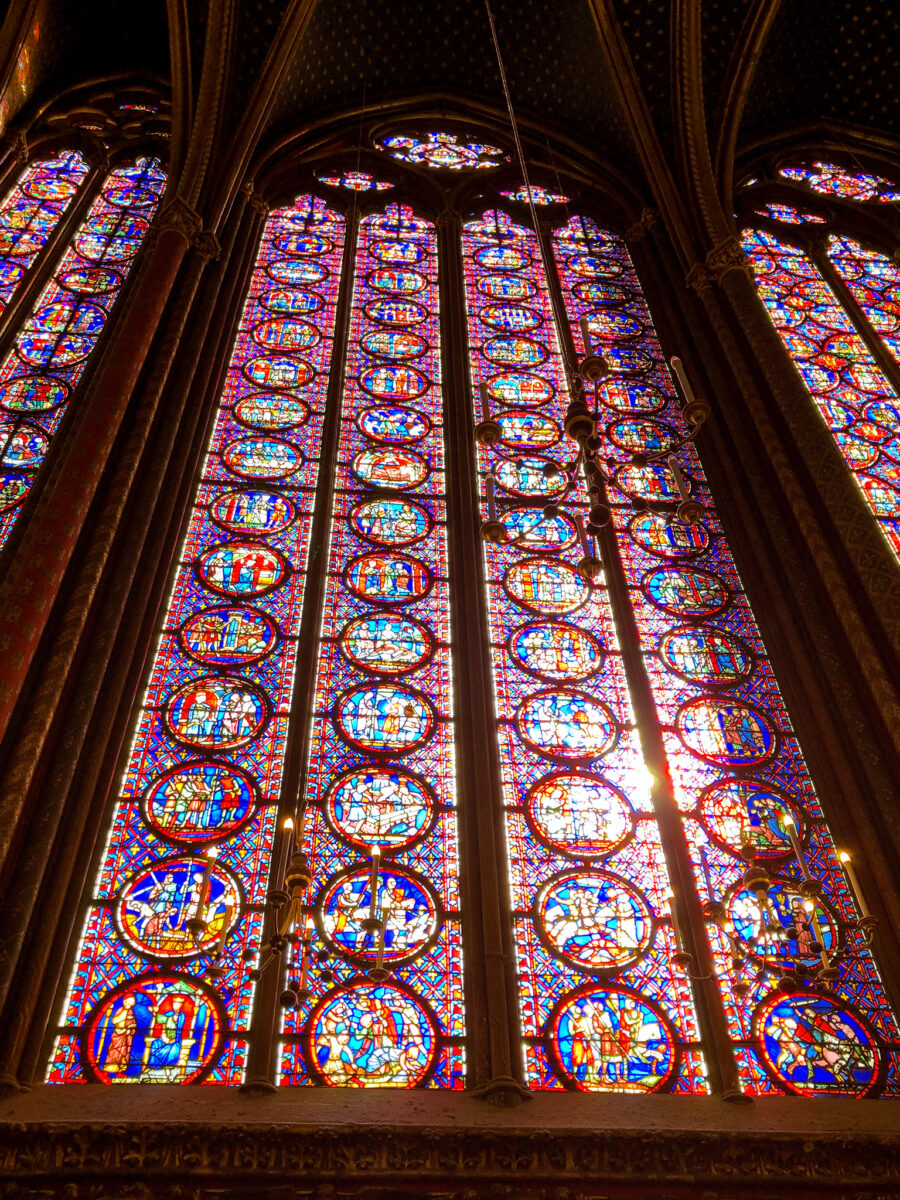 colorful stained glass windows