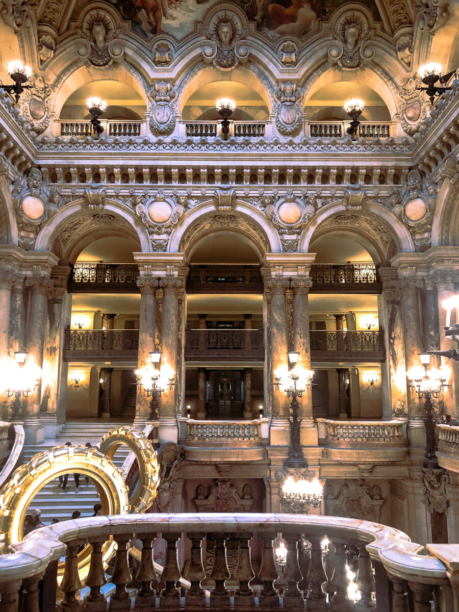 interior Paris opera house Palais Garnier